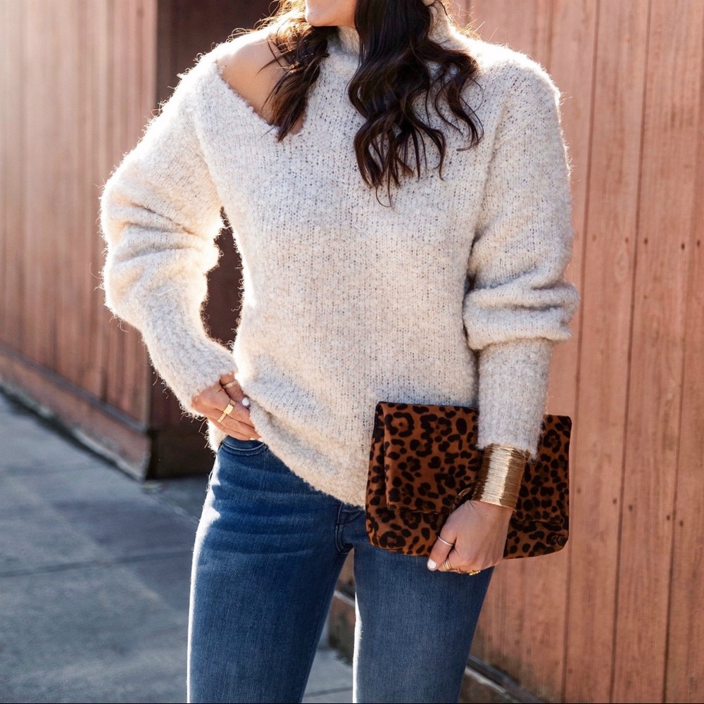 Express Cut out sweater wool